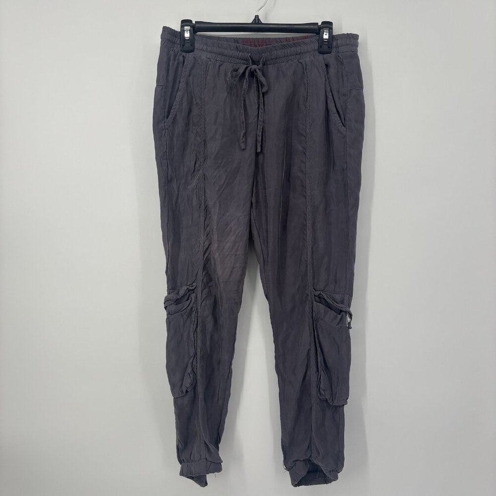Johnny Wash Ramble‎ Cargo Jogger Pants Gray Womens Size Small *Read